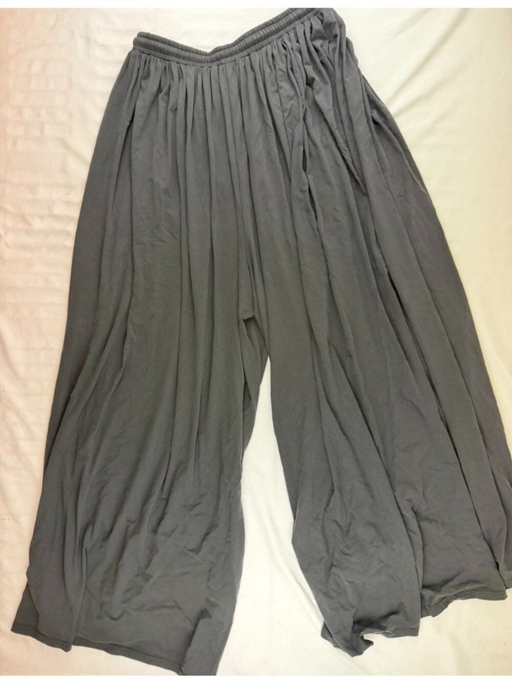 NWT Nap Loungewear Wide Leg Flowy Pants Modal Blend Black Medium Drawstring - Picture 2 of 9